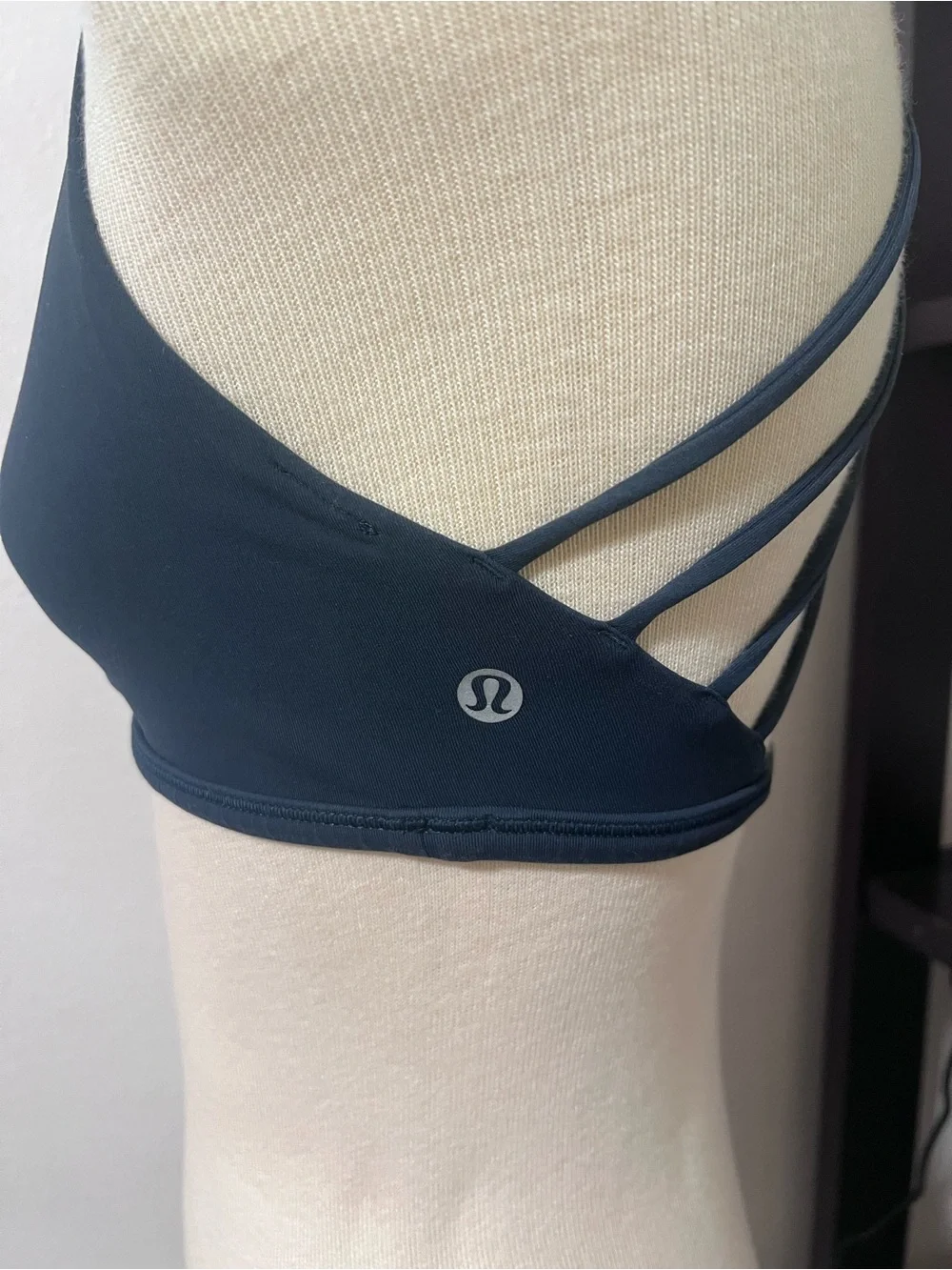 lululemon athletica Black Strappy Back Camisole